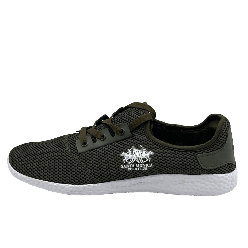 Santa Monica Polo Club Shwayne Khaki Sneakers Men's Size 12 US‎ / 45 EU New